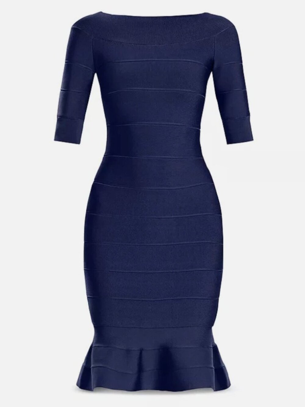 HERVÉ LÉGER Fluted bandage dress